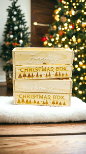 Custom Engraved Christmas Eve Crate