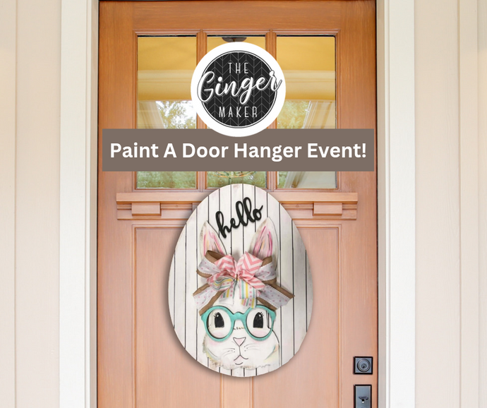 Craft Event- Wood Bunny Door Hanger