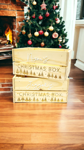 Custom Engraved Christmas Eve Crate