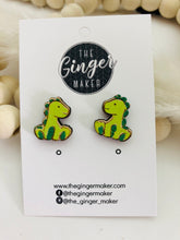 Load image into Gallery viewer, Wood Animal Studs - The Ginger Maker
